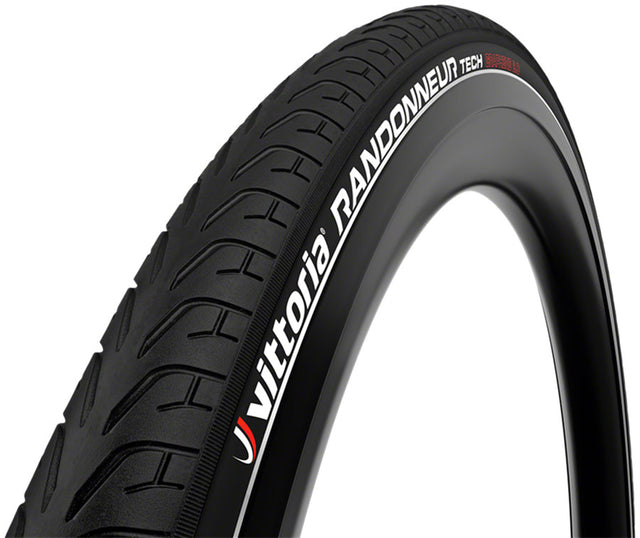 Vittoria Randonneur Tech Tire - 700 x 28 Clincher Wire Black/Reflective G2.0