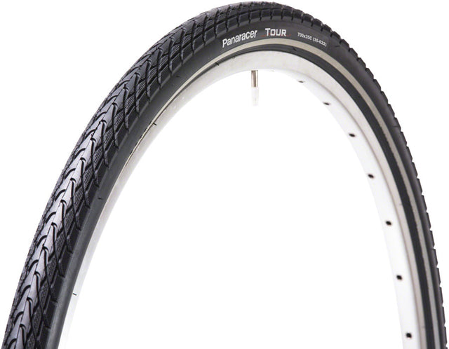 Panaracer Tour Tire - 700 x 32 Clincher Steel Black/Reflective