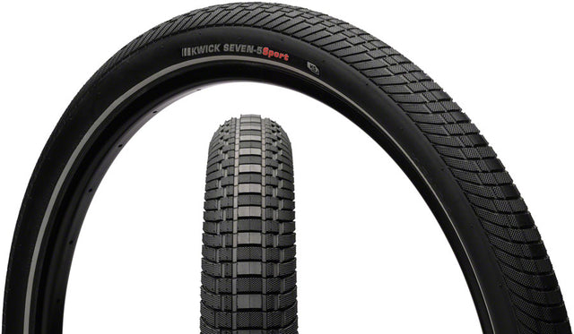 Kenda Kwick Seven.5 Tire - 27.5 x 2.2 Clincher Wire BLK/Reflective 60tpi KS