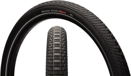 Kenda Kwick Seven.5 Tire - 27.5 x 1.75 Clincher Wire BLK/Reflective 60tpi KS