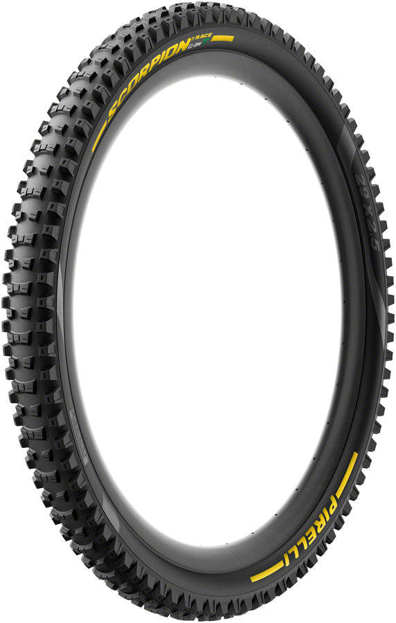 Pirelli Scorpion Race DH T Tire - 29 x 2.5 Clincher Wire YLW Label Team Edition DualWALL+ SmartEVO DH
