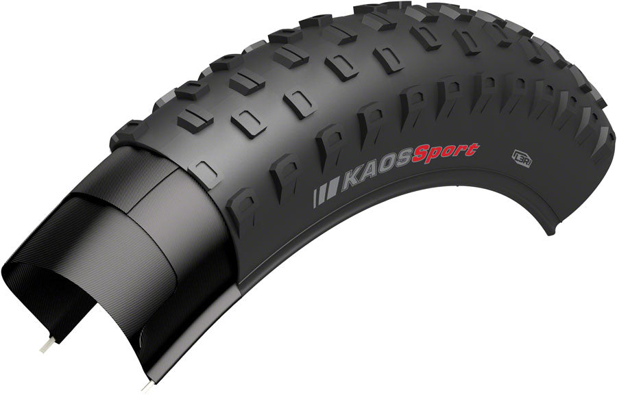 Kenda Kaos Sport Tire - 20 x 2.8 Clincher Wire Black 35tpi