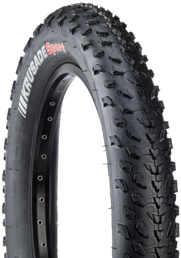 Kenda Krusade Tire - 20 x 4 Clincher Wire Black 60tpi