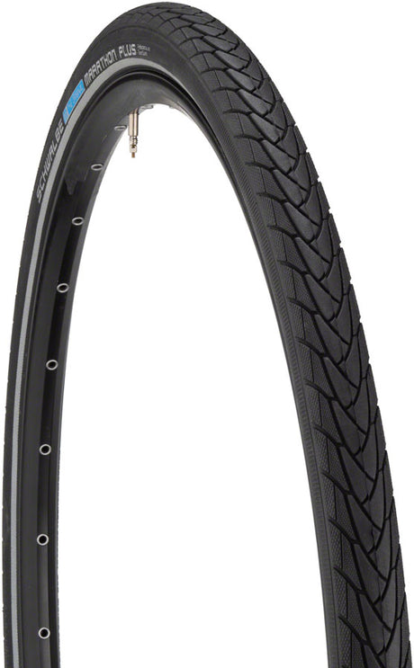 Schwalbe Marathon Plus Tire - 700 x 25 Clincher Wire BLK/Reflective Performance Line