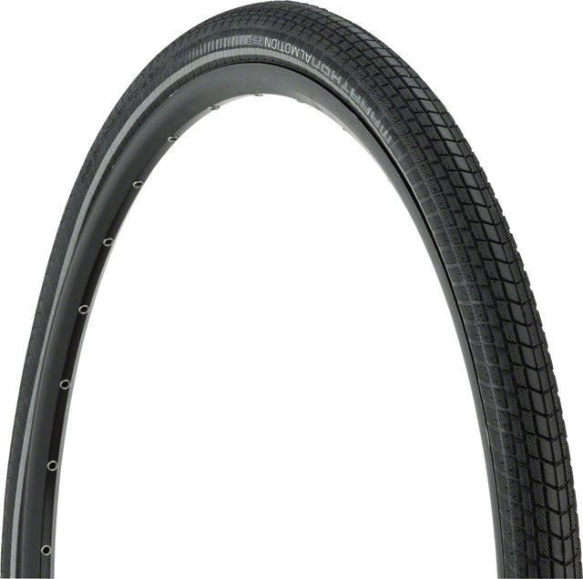 Schwalbe Marathon Almotion Tire - 700 x 38 Clincher Folding BLK/Reflective Evolution Line V-Guard