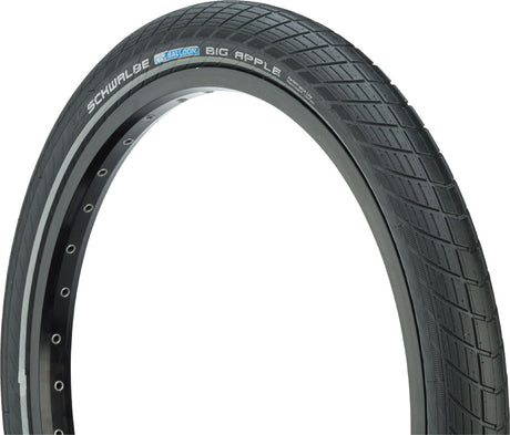 Schwalbe Big Apple Tire - 700 x 50 Clincher Wire BLK/Reflective Performance Endurance RaceGuard