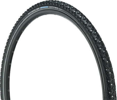 Schwalbe Marathon Winter Plus Tire - 700 x 40 Clincher Wire BLK/Reflective Performance Line 240 Steel Studs