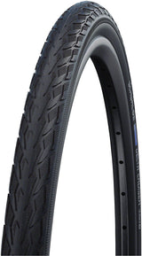 Schwalbe Delta Cruiser Plus Tire - 700 x 35 Clincher Wire BLK/Reflective Active Line PunctureGuard Green Compound E-25