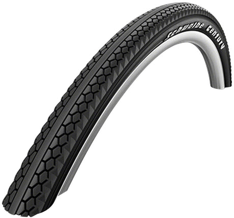 Schwalbe Century Tire - 700 x 50 Clincher Wire BLK/Reflective Active SBC K-Guard