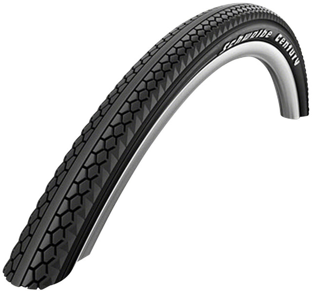 Schwalbe Century Tire - 700 x 50 Clincher Wire BLK/Reflective Active SBC K-Guard