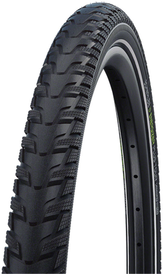 Schwalbe Energizer Plus Tour Tire - 700 x 45 Clincher Wire BLK/Reflective Performance GreenGuard Addix E50
