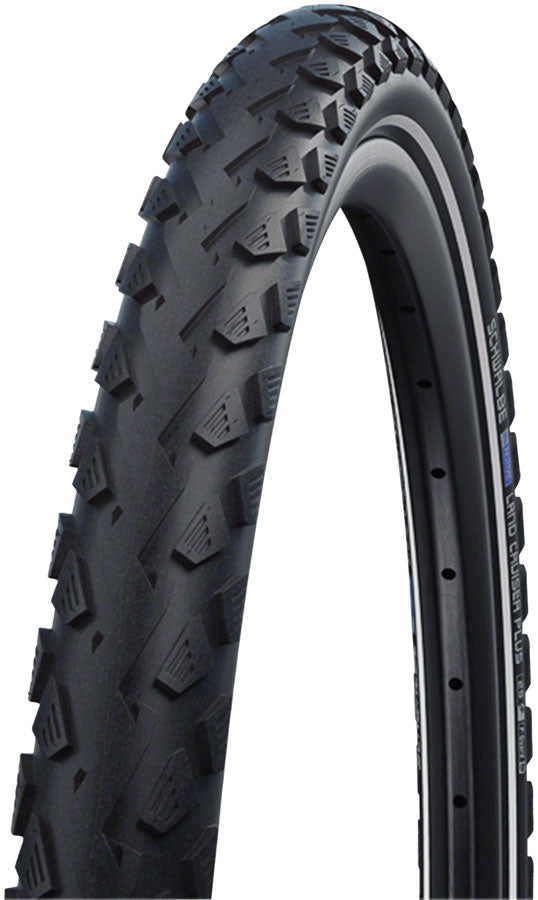 Schwalbe Land Cruiser Plus Tire - 700 x 50 Clincher Wire BLK PunctureGuard Green Compound E-25