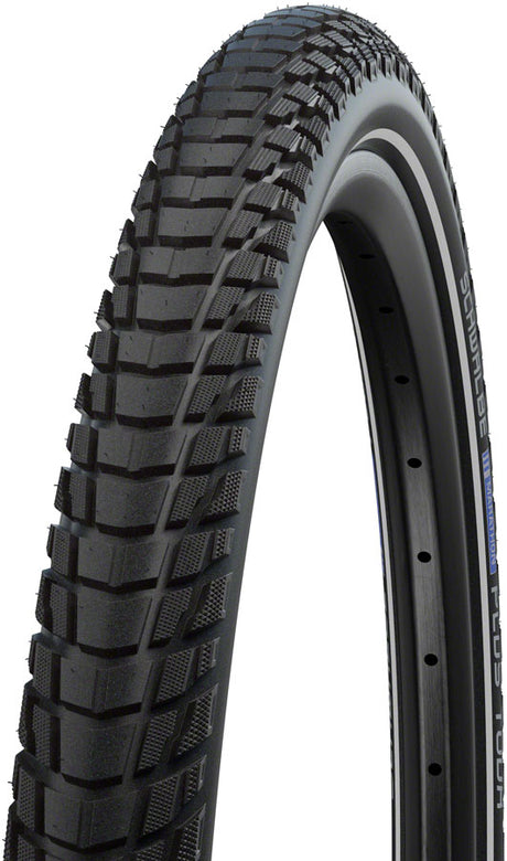 Schwalbe Marathon Plus Tour Tire - 26 x 2.0 Clincher Wire BLK/Reflective Performance Line SmartGuard Addix E-50