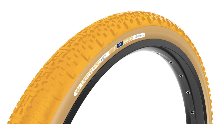 Panaracer GravelKing X1 Tire - 700 x 40 Tubeless Folding Honey Butter/Brown