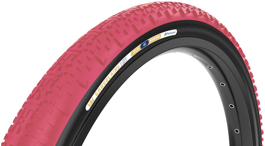Panaracer GravelKing X1 Tire - 700 x 40 Tubeless Folding Cranberry/Black