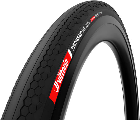 Vittoria Terreno T10 Hardpack Tire - 700 x 40 Tubeless Folding BLK Gravel Endurance Graphene G2.0