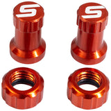 Stan's Tubeless Valve Stem Cap Color Kit - Orange Pair