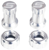 Stan's Tubeless Valve Stem Cap Color Kit - Silver Pair