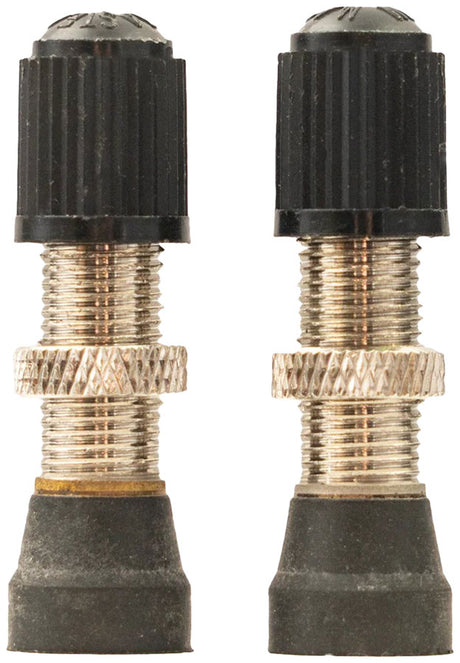 Stan's Tubeless Universal Valve Stems - Brass Regular Schrader Pair