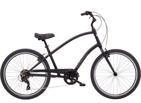 Electra Townie 7D Step-Over - MATTE BLACK 26" WHEEL