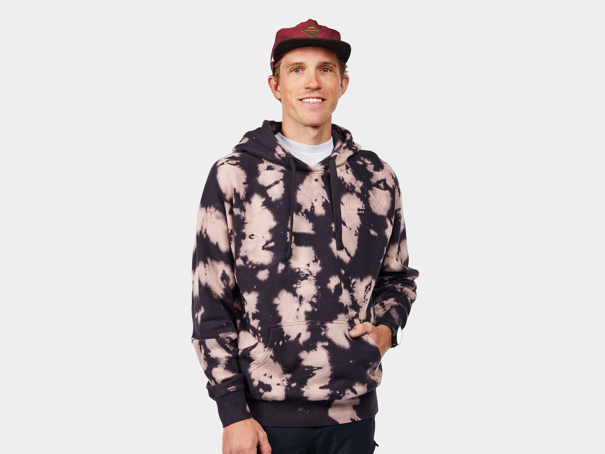 Trek Acidic Vibe Hoodie Small Acid Washed Shirt