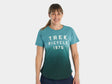 Trek Fade Tee Women Large Emerald Shirt