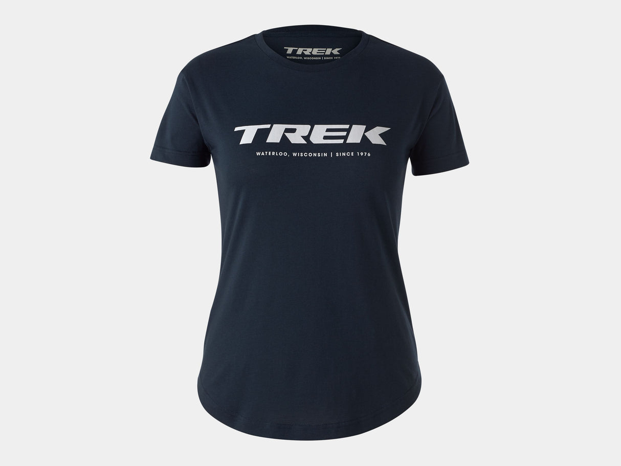 Trek Original Logo Tee Women Large Navy Shirt