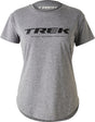 Trek Original Logo Tee Women Medium Grey Shirt
