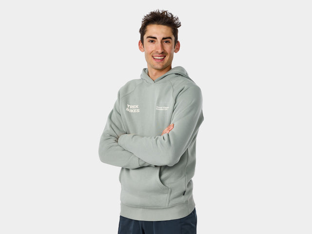 Trek Right Stacked Hoodie XX-Large Sage Grey Shirt