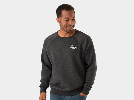 Trek Script Crewneck XX-Large Charcoal Shirt