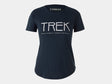 Trek Stick Logo Tee Women Medium Navy Shirt