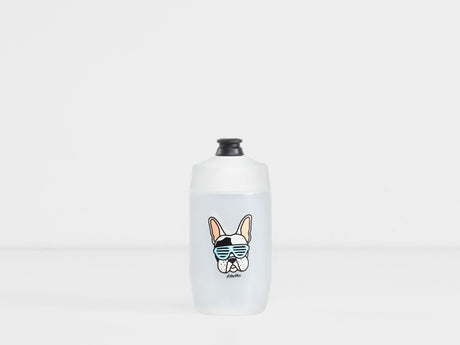 Bottle Trek Voda 15oz Frenchie Bulldog Clear/Pink
