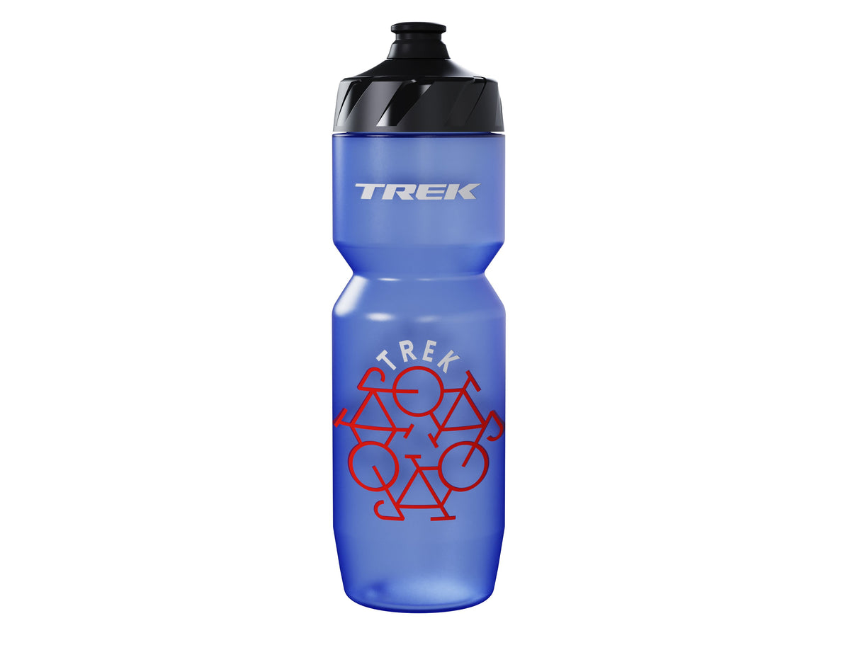 Trek Voda 26oz Triobike Hex Blue/Black Bottle