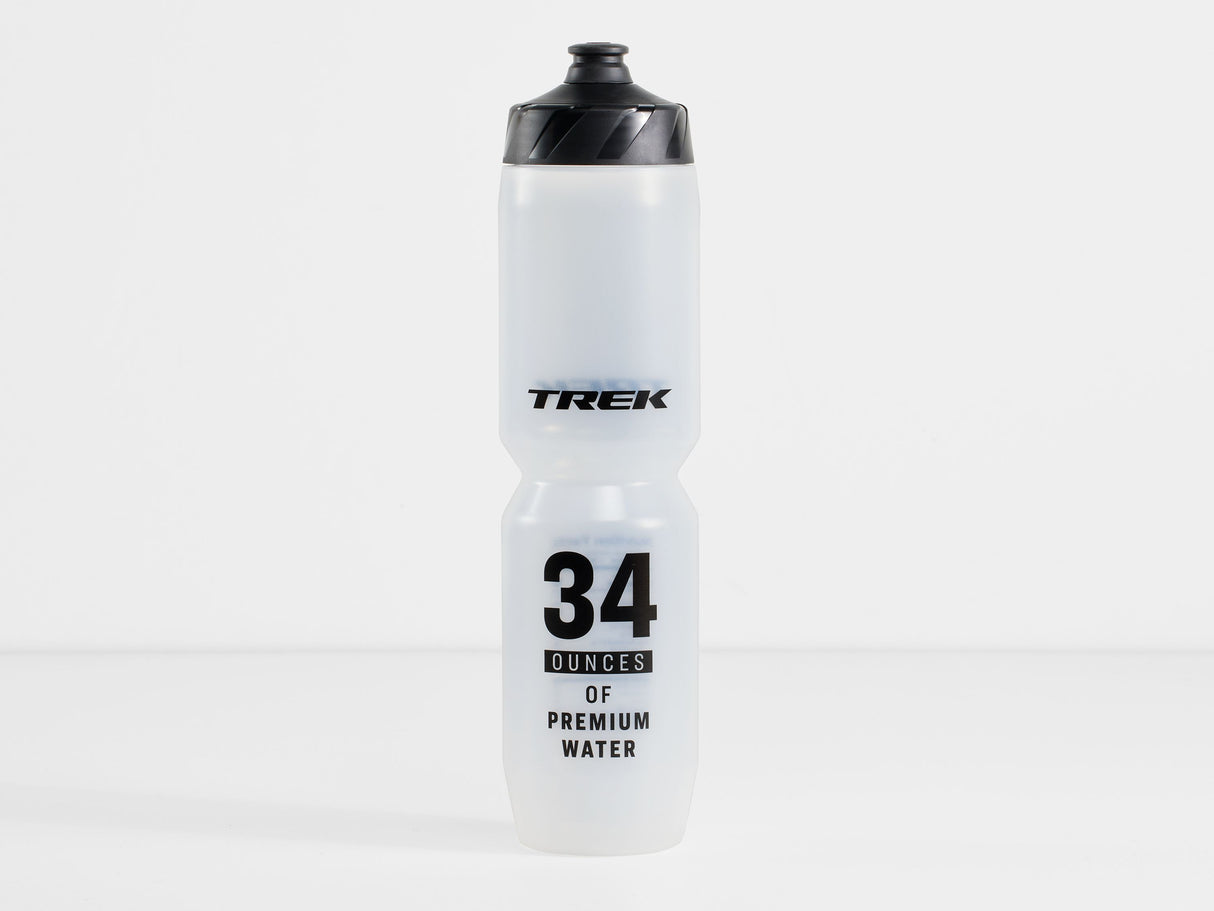 Trek Voda 34oz Nutrition Facts Clear/Black Bottle