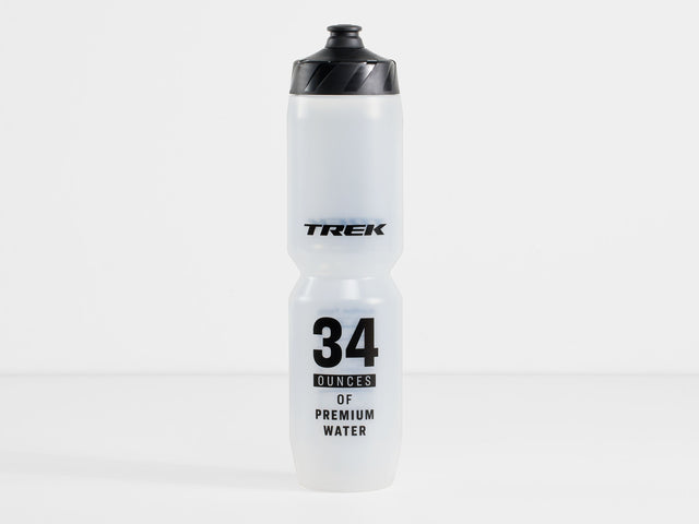 Trek Voda 34oz Nutrition Facts Clear/Black Bottle