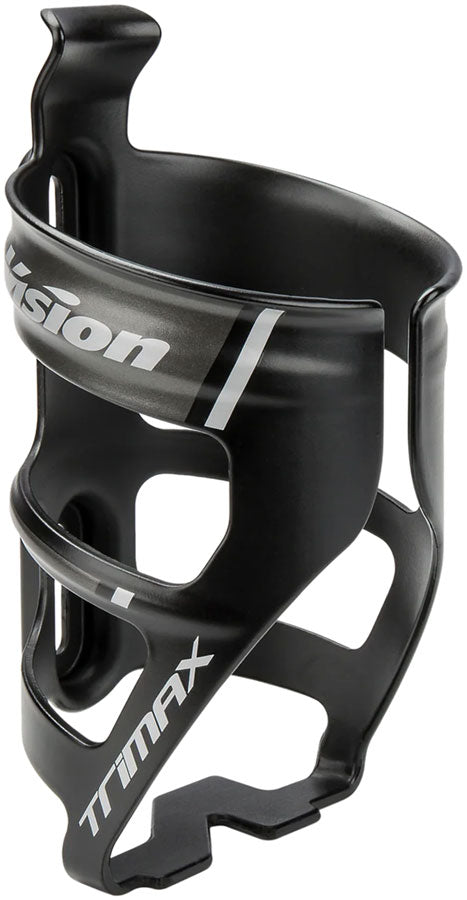 Vision TriMax High Grip Bottle Cage Matte Finish Secure Retention Road/Gravel Use – Matte BLK