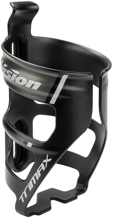 Vision TriMax High Grip Bottle Cage Matte Finish Secure Retention Road/Gravel Use – Matte BLK