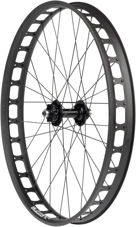 Quality Wheels Blizzerk Front Wheel - 26" QR x 135mm Pugsley 6-Bolt BLK 32H