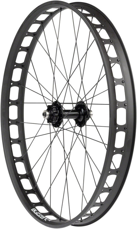 Quality Wheels Blizzerk Front Wheel - 26" QR x 135mm Pugsley 6-Bolt BLK 32H