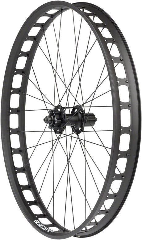 Quality Wheels Blizzerk Rear Wheel - 26" QR x 135mm Pugsley 6-Bolt HG 11 MTN BLK 32H