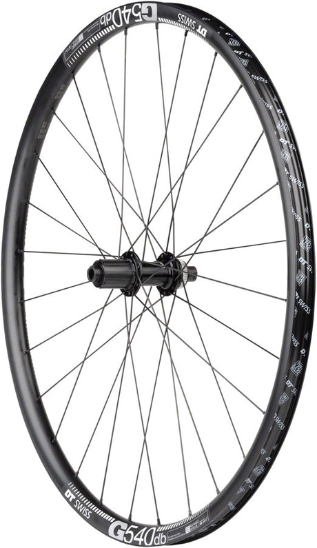 Quality Wheels Tiagra/G540 Rear Wheel - 700c 12 x 142mm Center-Lock HG 11 MTN BLK 28H