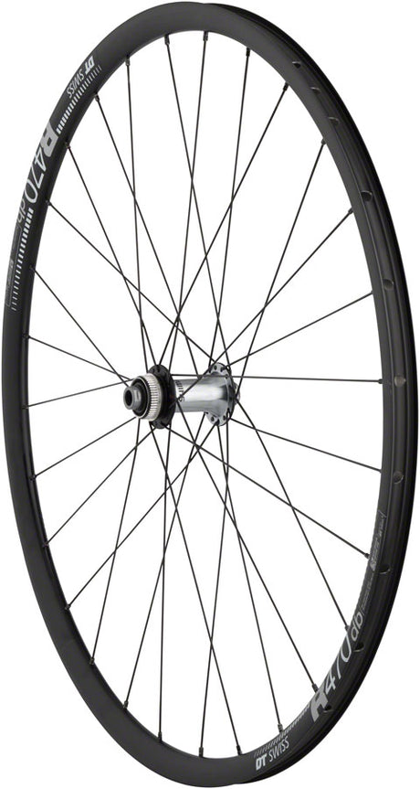 Quality Wheels Ultegra/DT R470db Front Wheel - 700 12 x 100mm Center-Lock BLK 28H