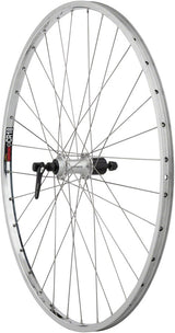 Quality Wheels CR-18 Rear Wheel - 27" QR x 130mm Rim Brake HG 10 Polished/Silver Clincher 32H