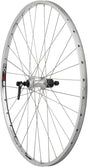 Quality Wheels CR-18 Rear Wheel - 27" QR x 130mm Rim Brake HG 10 Polished/Silver Clincher 32H