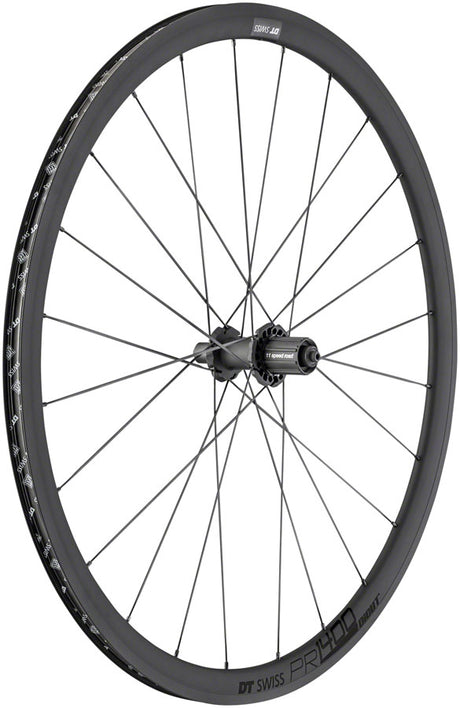 DT Swiss PR 1400 DiCut OXiC Rear Wheel - 700 QR x 130mm Rim Brake HG11 Road/XDR Ratchet 36 SL BLK 32mm
