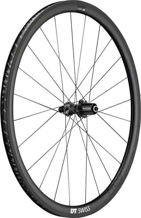 DT Swiss PRC 1400 Spline Rear Wheel - 700 QR x 130mm Rim Brake HG11 Road/XDR Ratchet 36 SL BLK