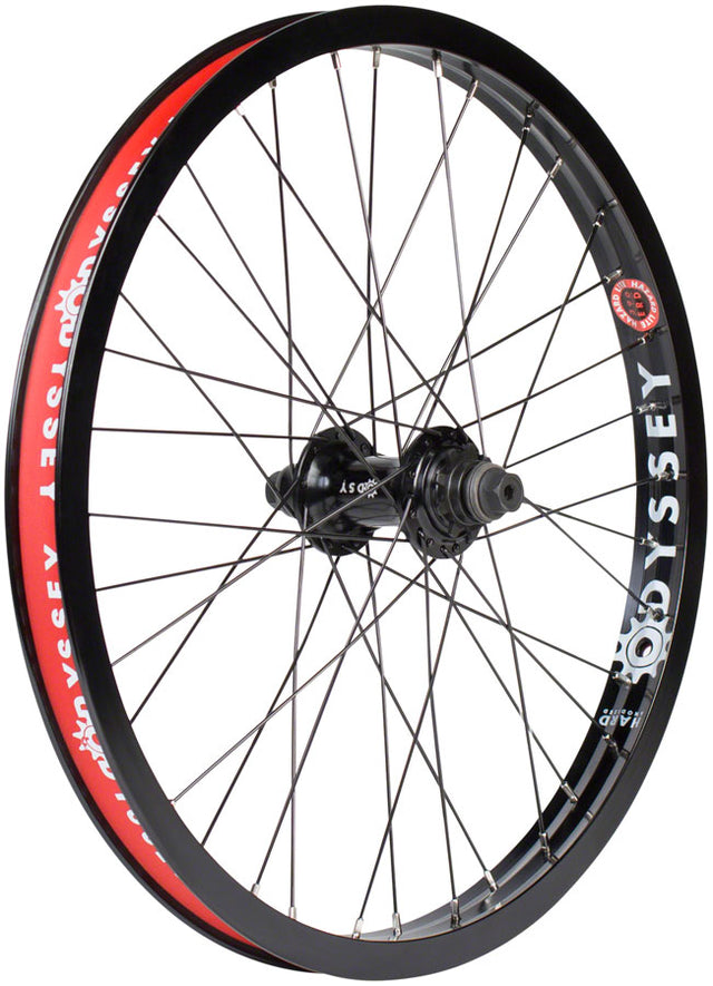 Odyssey Hazard Lite Rear Wheel - 20" 14 x 110mm Rim Brake Cassette RHD/LHD Hard BLK Clincher