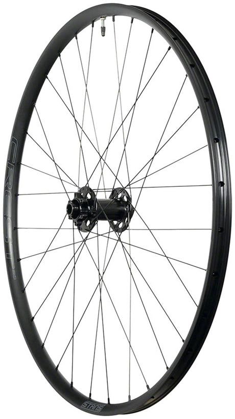 Stan's Crest MK4 Front Wheel - 27.5 15 x 110mm 6-Bolt Black