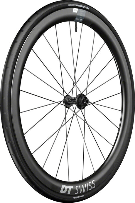 DT Swiss ERC 1400 DiCut 45 Front Wheel - 700 12 x 100mm Center-Lock BLK WTS w/Aero 111 Tire