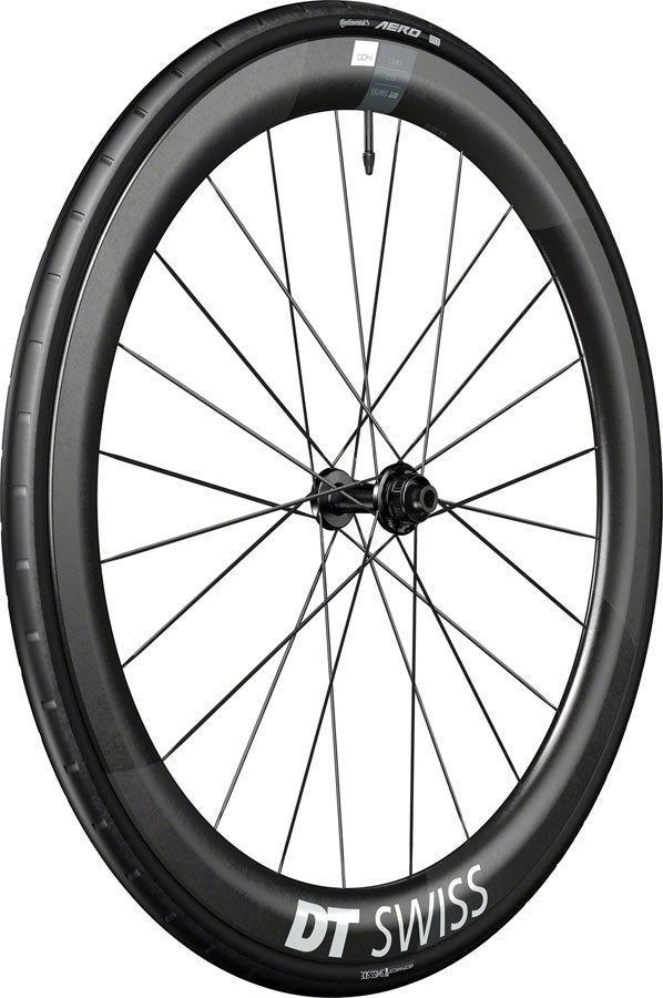 DT Swiss ARC 1400 DiCut 50 Front Wheel - 700 12 x 100mm Center-Lock BLK WTS w/Aero 111 Tire